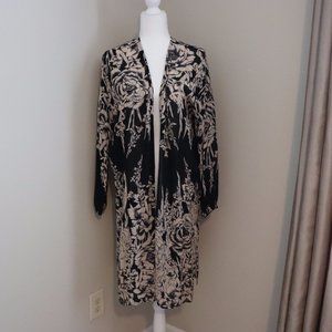 Billabong Black and Tan Rose Kimono